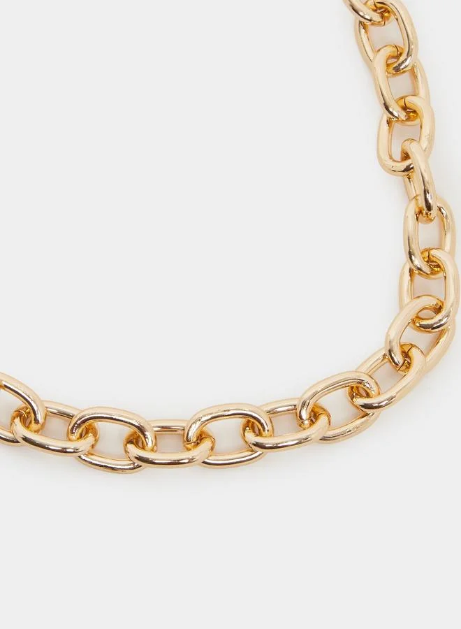 Styli  Pack of 2 - Gold Chain Necklace for Women | Best Price UAE
